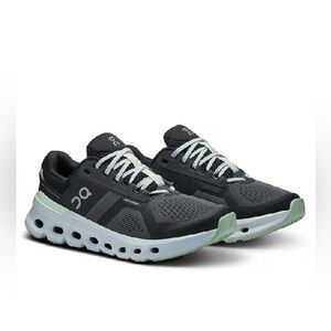 On Running Women's Sneakers - Black and Green